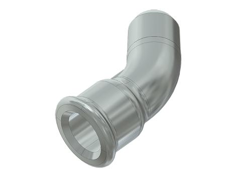45°-os ív 1/4" SIMALUBE tégelyhez