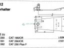 Eredeti ,gyári Pöttinger CAT fűkasza késtartó