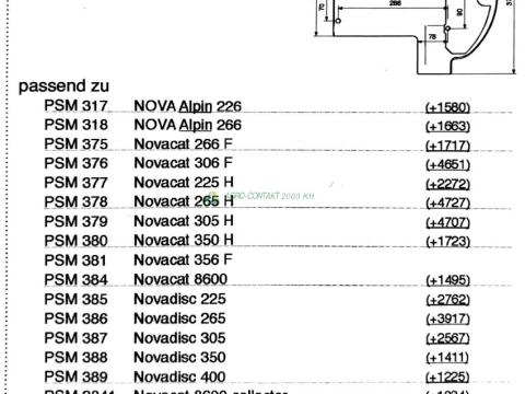 Eredeti ,gyári Pöttinger Novacat Novadisc fűkasza csúszótalp bal Eredeti ,gyári Pöttinger Novacat Novadisc fűkasza csúszótalp bal
