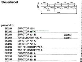 Eredeti ,gyári Pöttinger Top rendsodró fogtartó