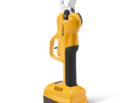 STIGA akkumulátoros metszőolló SC 100e Kit ( akkumulátor és töltő tartozék )