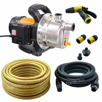 RIWALL REJP 1000 INOX SET - kerti szivattyú 1000 W + tartozékokkal