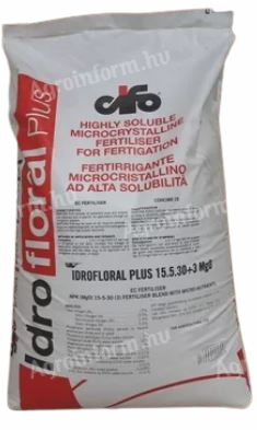 CIFO IDROFLORAL PLUS 15/5/30./.+MGO 25 KG ÖNTÖZŐMŰTRÁGYA
