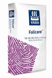 YARA FOLICARE 18/18/18./.+ZN 25 KG
