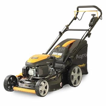 RIWALL RPM 5155 V PRO önjáró benzinmotoros multifunkciós fűnyíró 4 az 1-ben állítható sebességgel