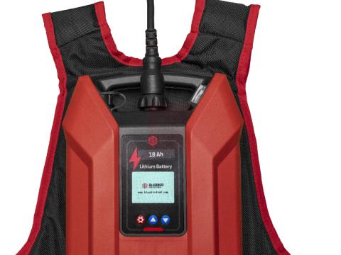 BLUEBIRD AKKUMULÁTOR HÁTI (50,4V-18Ah)