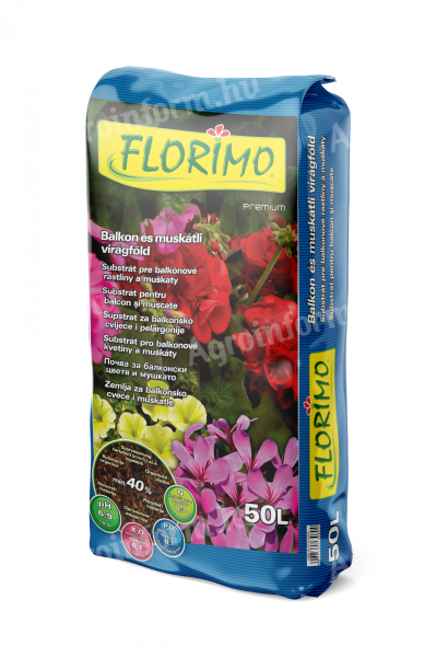 FLORIMO MUSKÁTLI-BALKON 50 L VIRÁGFÖLD