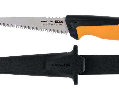 FISKARS PowerTooth gipszkarton fűrész tokkal, 8 tpi