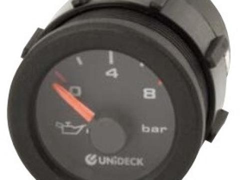 Olajnyomásmérő óra elektromos 0- 8 bar, 12V, DN-52 Cobo