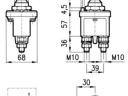 Áramtalanító kapcsoló 12/24V 250A 