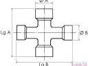Kardánkereszt 34,9x 88,8 / 34,9x106