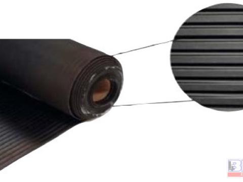 Gumilemez 3mm széles bordás Gumilemez 3mm széles bordás