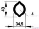 Kardáncsukló (kereszt:23,8x61,3, citromcső:34,5x40)