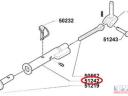 CNH Alsó függesztőkar oldalstabilizátor menetes hüvely M27x3 (87387442)