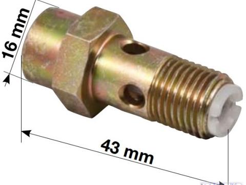 Áteresztő csavar M14x1,5 szűrővel