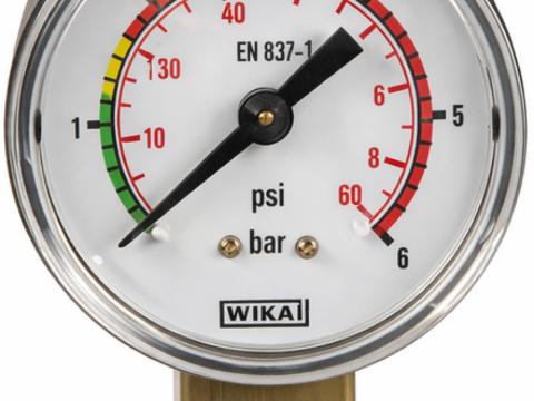 Manométer (0- 6 bar) 1/8&amp;#34;, DN-40