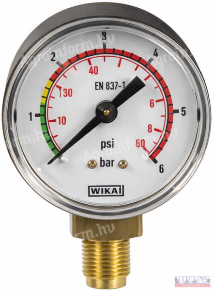 Manométer (0- 6 bar) 1/8&amp;#34;, DN-40