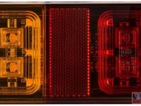 Hátsó lámpa 150x80x21, 16db Led