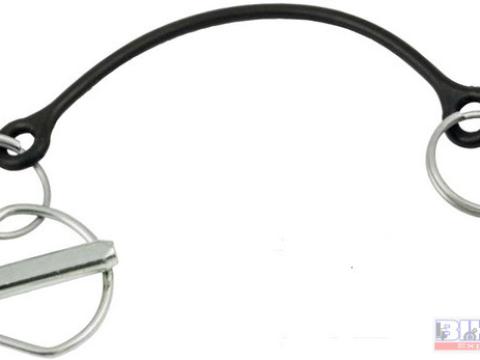 Körrugós csapszeg 11x45 karikával gumikötéllel Körrugós csapszeg 11x45 karikával gumikötéllel