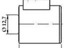 Hidraulika szelep elektromágnes 12V DN-12,7