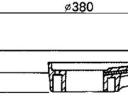 Kormánykerék DN-380 reteszes