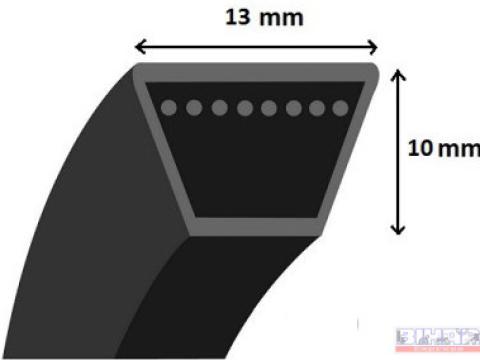 Ékszíj 13x1250 Li Gates