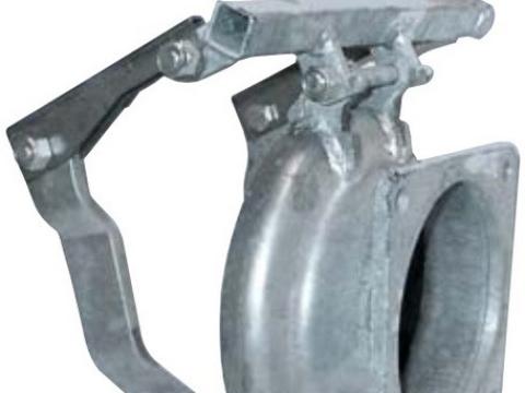 Gyors-összekötő horganyzott, Bauer csatlakozóhoz 6" (DN-150) Gyors-összekötő horganyzott, Bauer csatlakozóhoz 6" (DN-150)