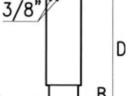 Támasztóláb 80x695, teherbírás: 1950-2650 kg