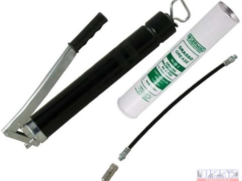 Zsírzóprés készlet kézi hajlékony tömlővel 600cm³ Zsírzóprés készlet kézi hajlékony tömlővel 600cm³