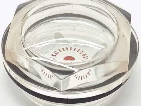 Tartály olajszint néző 30x1,5 műanyag