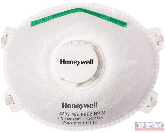 Pormaszk (arcmaszk szelepes FFP2D) Honeywell