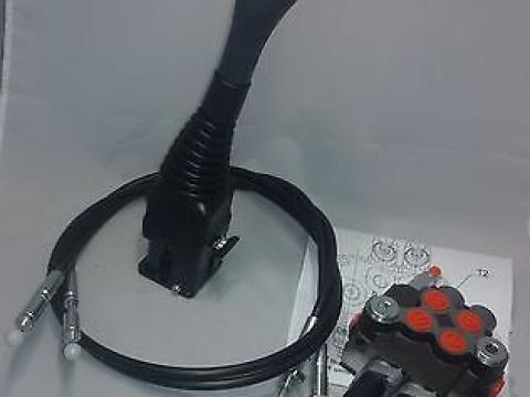 Homlokarakodó joystic+vezértömb+bowden 1500mm