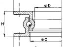 Pótkocsi forgózsámoly 895x1000x65, 4to