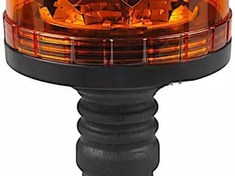 Villogó sárga 12V/24V csavaros 12 LED/36W