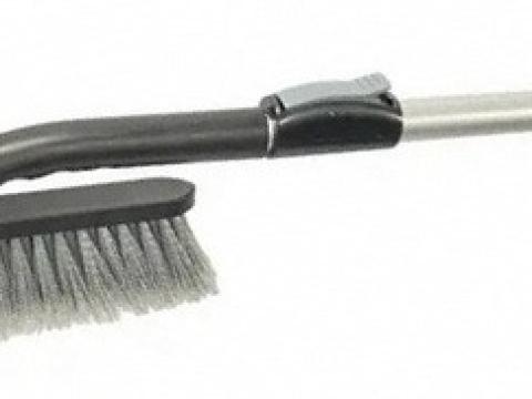 Hóseprű jégkaparóval teleszkópos nyéllel Hóseprű jégkaparóval teleszkópos nyéllel