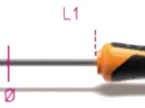 Csavarhúzó lapos 6,5x150 Beta Csavarhúzó lapos 6,5x150 Beta