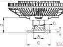 CNH viszkókuplung (5187805, 47130509)