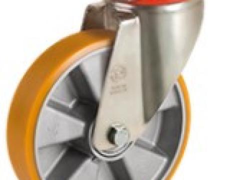 Kerék K65 100 Forgó kialakítás golyóscsapágyas TR 80x60 Kerék K65 100 Forgó kialakítás golyóscsapágyas TR 80x60