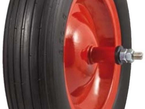 Tömör kerék, lemez keréktárcsával 3.50x8" M12 Tömör kerék, lemez keréktárcsával 3.50x8" M12