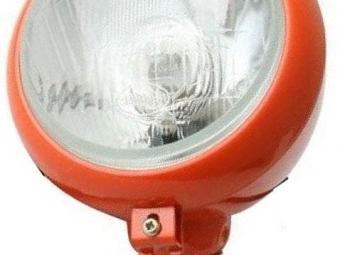 Fényszóró alsó-oldalsó felfogatással D=140mm narancssárga