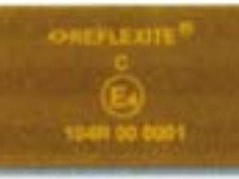 Fényvisszaverő szalag sárga 25m