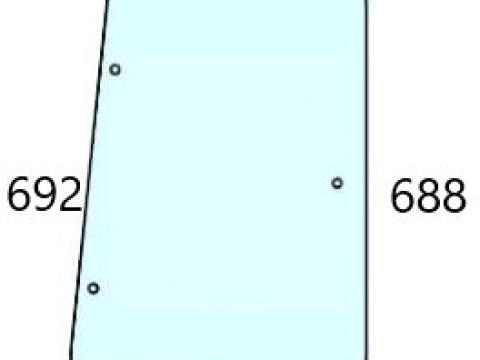 Oldalüveg Deutz-Fahr