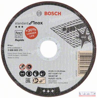 Vágókorong 125x1 Bosch