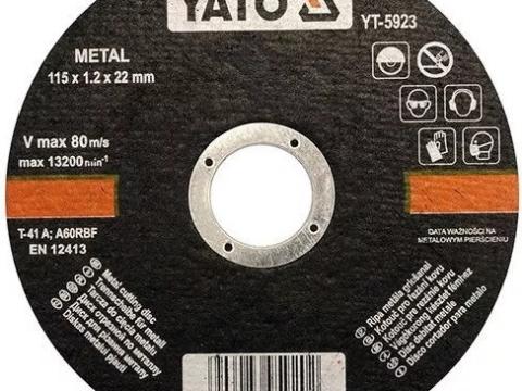 Vágókorong 125x1,2 Yato Vágókorong 125x1,2 Yato