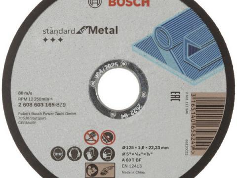 Vágókorong 125x1,6 Bosch Vágókorong 125x1,6 Bosch