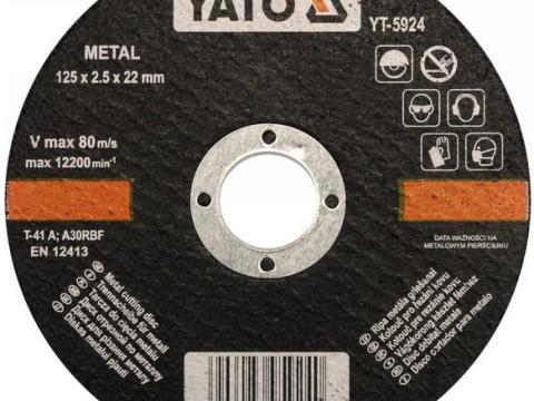 Vágókorong 125x2,5 Yato Vágókorong 125x2,5 Yato