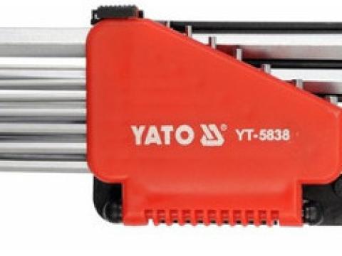 Imbuszkulcs készlet colos 12 részes Yato