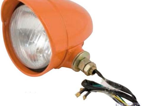 Fényszóró oldalsó felfogatással D=130mm narancssárga (jobb oldali)