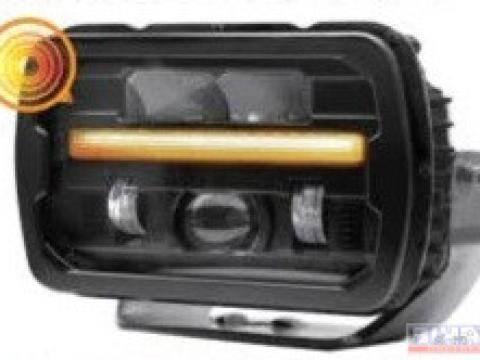 Fényszóró 200x142x96 LED-es dinamikus irányjelzővel