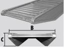 FLIEGL aluminium rámpa 450x3500 mm